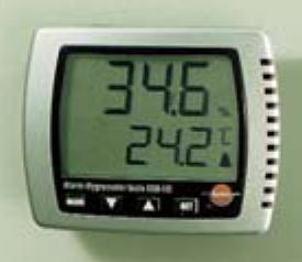 608 H1/H2 Páratartalom- /harmatpont/ hőmérséklet mérő, Nagyszámkijelzős