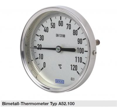 WIKA Bimetall és Gáznyomású hőmérők